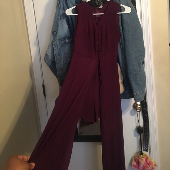 SOLD Purple Romper - Picture 3 of 7